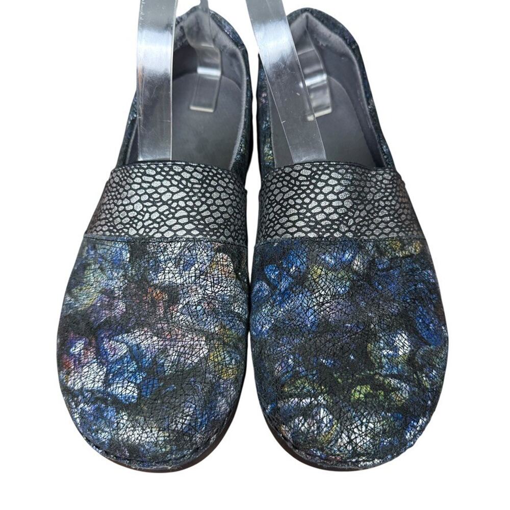 Alegria Glee Quarry Crackle Leather Slip On Comfort Shoes Flats Loafers 40 / 10 - Picture 6 of 16